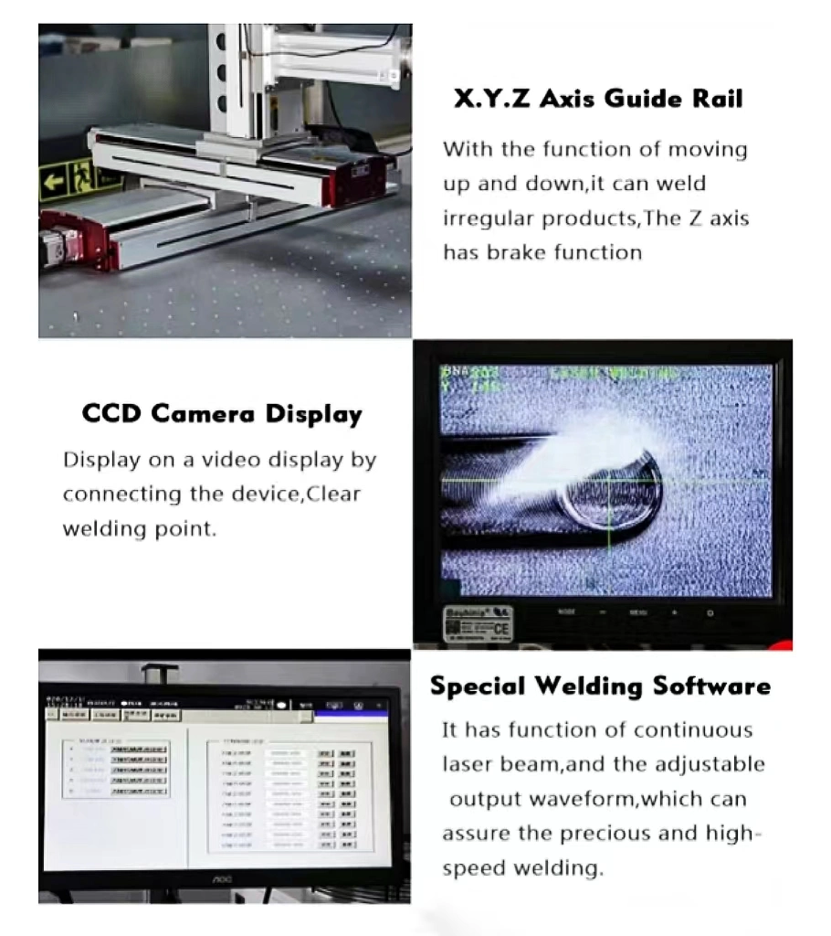 Automatic Cw Fiber Laser Welding Machine 1000W 1500W 2000W 3000W Meet The Material Thickness of 5mm